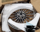 21 18  Front Rear Wheels Fat Spoke For Harley Softail Fatboy Deuce Springer Used