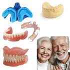 Diy Denture Repair Kit - Complete Oral Care Set  2 Full Teeth Sets For Home Use