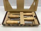 Narex Bevel Edge Chisel Set With Wooden Handles  Set Of 4 Pcs