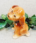 Vintage Royal Copley Ceramic Puppy Dog Figurine 