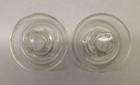  2  Clear Glass Vintage Chicken Waterer   569 Feeder Base 5 1 2 