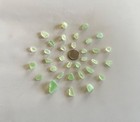Genuine Beach Sea Glass 30 Pieces Rare Uv Glass Surf-tumbled Mendocino Ca