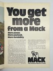 1976 Mack You Get More Power Payload Maxidyne Truck Advertisement Bicentennial