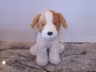 Melissa   Doug Tan And White Dog Plush 10 5  Stuffed Animal Toy