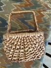 Vintage - Antique -  Primitive   Hand Woven   Gathering   Market Basket