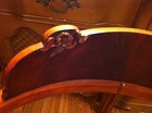 Vintage antique Wooden Corner Chair With Very Stylish Carved Decoration
