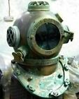 Antique Boston Diving Scuba Sca Divers Us Navy Mark V Marine Anchor Helmet 18 