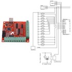 Usb Controller Cnc Board Stepper Motor Control 100khz Red 