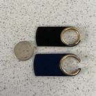 Lot Of 2 Coke Coca-cola Metal Keychains Key Rings  44811