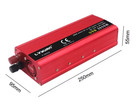 1500w 2000w 2600w Dc12v To Ac110v Portable Car Power Inverter Charger Converter