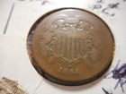 1864 Two Cent Piece Large Motto