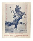 Vintage 1941 Gene Autry Championship Rodeo Hershey Sports Arena Program Early
