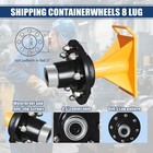 2pack Shipping Container Wheels 8-lug Wheels Kit shipping Container Accessories