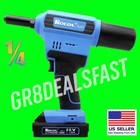 Cordless 1 4    Blind Rivet Gun Battery Riveter Electric Not Milwaukee 2660-20     