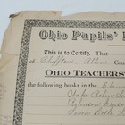 Ohio Pupil s  Reading Circle Certificate By Oh State Teacher s Association 1905