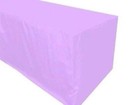8  Ft  Fitted Polyester Table Cover Wedding Banquet Event Tablecloth Lavender
