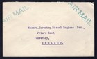 Burma Rangoon 1949 Airmail Cover To England