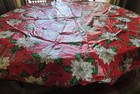 Lot Of Vintage Holiday Linens Round Tablecloth Hostess Apron Crochet Doily Tlc 