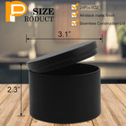 Bbaxi 24 Pcs 8oz Black Empty Candle Tin With Lids For Diy Candles Making