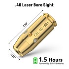 Hunting Laser Sight Kit Bore Sighter Cal 40 Caliber Red Dot Boresighter Us Stock