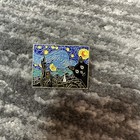 Black Cat Enamel Pin Starry Night With Kitten Face Brooch Lapel Badge Jewelry