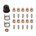 24pcs Plasma Cutting Torch Consumables Tips For Cut-55ds Pro Cut-65ds Ipt40