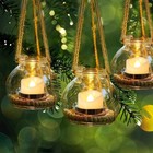 6 Pack Flameless Led Tealight Votive Candles Battery Operated Flickering Light