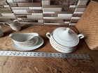 Ecko Golden Autumn Fine China Set Service For Four 25 Piece Set Vintage 1970s
