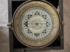Vintage Baker Compass Co Melrose Ma Nautical Maritime Gimbal Boat Compass