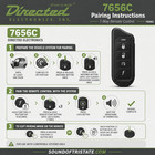 Dei 7656c 1 Way Replacement Remote Control Transmitter 7656v For 3606v 5706v
