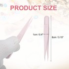 30 Pack Plastic Tweezers For Crafts  3 1  Pointed Tweezers Bulk pink 
