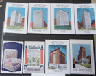 Lot Of 12 Poster Labels  Stamps Advertising Great Emphenra    