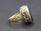 Turkmen Ring  Traditional Alpaka Ring  Tribal Onyx Stone Adorable Ring  Size 9us