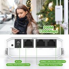 Gigabit Wireless Access Point Poe Long Range Wi-fi Outdoor Access Point 1200mbps