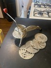 Vtg Mouli Salad Maker Box Inserts Complete Set 5 Disc Rotary Grater France