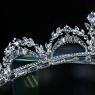 Crystal Tiara Crown Women Princess Wedding Bridal Party Birthday Hair Accessory
