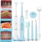 Electric Sonic Dental Scaler Teeth Whitening Portable Tartar Teeth Cleaner Erf2