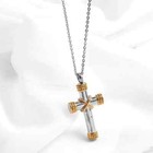 Rope Cross Urn Necklace For Ashes Cremation Jewelry Memorial Ash Holder Pendant