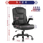 Heavy Duty High Back Leather Office Computer Chair Executive Office Desk Task