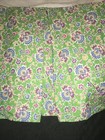 Ralph Lauren Hampton Beach Club Green Full Size Bed Skirt Paisley Floral Blue
