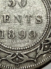 1899 Newfoundland Silver 50 Cents Wide 99