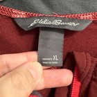 Eddie Bauer Burgundy Lightweight Athletic Jacket Women s Size Xl  as Is 