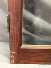 Vintage Pair 8 Lite Glass Wood Cabinet Window Cupboard Doors 20x45 Old 1303-25b