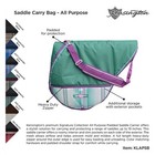 Kensington All Purpose Kentucky Blue English Saddle Carry Bag  klapsb-181 