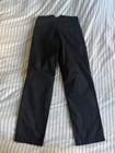 Visvim Men   s Black Pleated Hakama Pants Straight Leg Waist Made In Japan