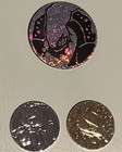 Pokemon Trading Card Game Promo Coins Lot Mewtwo Metal Lucario Metal Darkrai