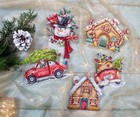 Christmas Ornaments Kit L8055 Letistitch Counted Cross Stitch Kit