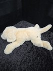 Fao Schwarz Labrador Retriever Puppy Dog Tan Floppy 14in Soft Furry Laying Plush