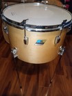 Vintage Ludwig 14  X 10  Concert Tom Blue Olive Badge Thermogloss Finish W  Legs