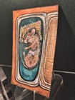Aceo Original Mouse Cute Sleeping Sweet Rodent Crystal Valentine Mini Painting 